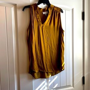 Silky sleeveless top